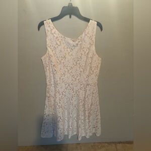 XL Pink Lace Prom Dress